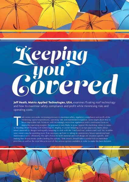 Keeping you covered article cover image