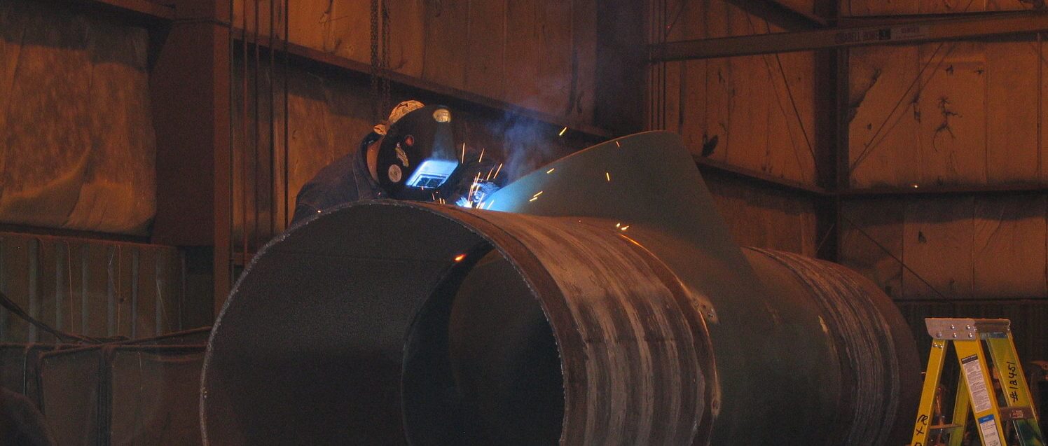 Welding a unit