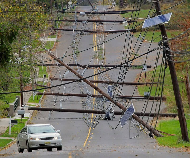 Fallen Power Lines