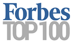 Forbe's Top 100 logo